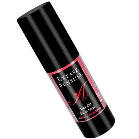 Extase Sensual Hot Oil - Olio Da Massaggio Stimolante alla Fragola 35 ML