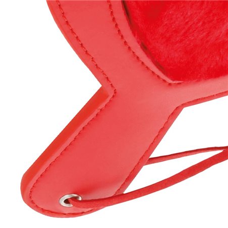 Darkness Bondage Paddle - Pagaia Rossa a Forma di Cuore 19x15 Cm