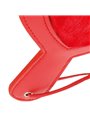 Darkness Bondage Paddle - Pagaia Rossa a Forma di Cuore 19x15 Cm