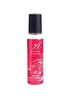 Extase Sensual Hot Oil - Olio Da Massaggio Stimolante alla Fragola 35 ML