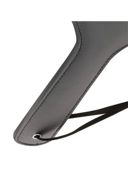 Darkness Bondage Paddle - Pagaia Nera a Forma di Cuore 19x15 Cm