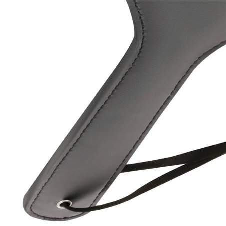 Darkness Bondage Paddle - Pagaia Nera a Forma di Cuore 19x15 Cm