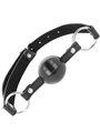 Darkness Black Ball Gag - Bavaglio BDSM in PVC a Forma di Palla - Nero