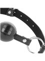 Darkness Black Ball Gag - Bavaglio BDSM in PVC a Forma di Palla - Nero