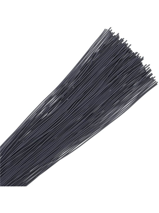Darkness Bondage Whip - Frusta Nera con Impugnatura a Sfere - 45 Cm