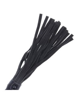 Darkness - Black Bondage Whip with Leather Handle