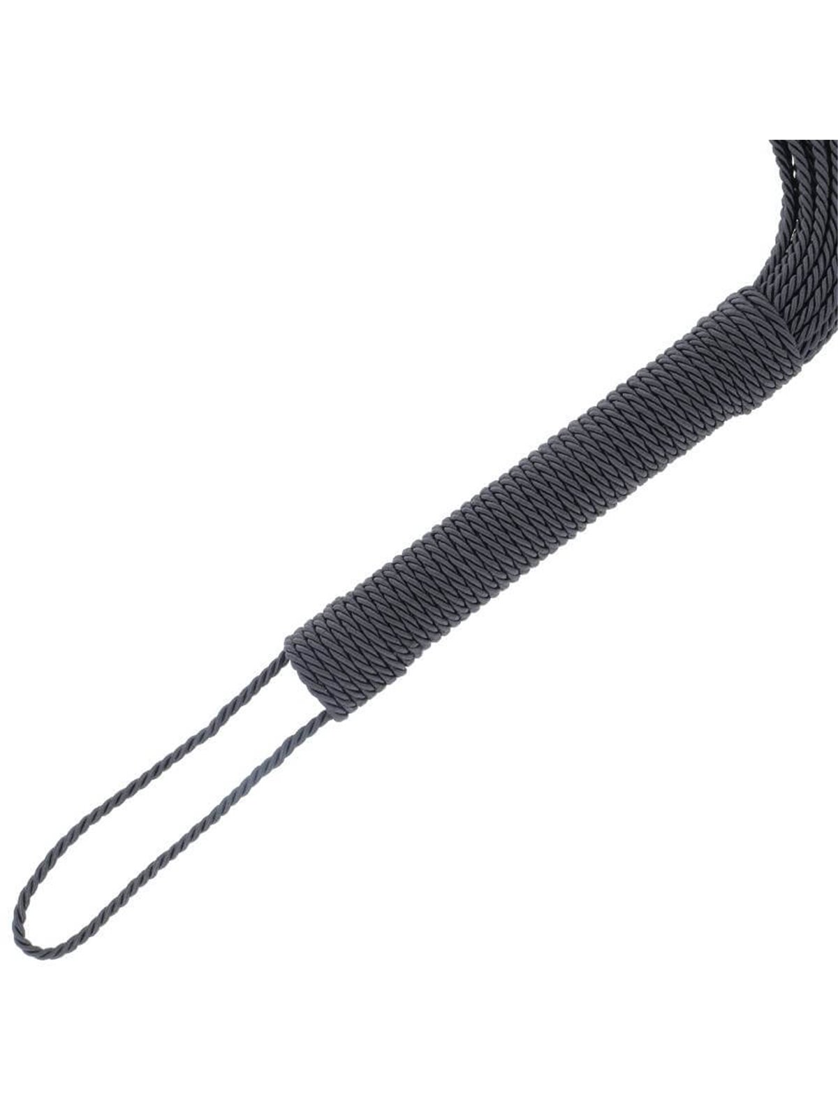 Darkness Bondage Whip - Frusta Nera in Morbido PVC - 50 Cm