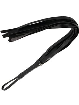 Darkness Bondage Whip - Frusta Nera in Morbido PVC - 45 Cm