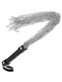 Darkness Bondage Whip - Frusta in Metallo con Manico in Morbido PVC
