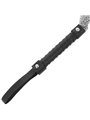 Darkness Bondage Whip - Frusta in Metallo con Manico in Morbido PVC