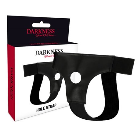 Darkness Hole Strap - Imbracatura Strap-On con Foro 3,5 Cm Taglia Unica
