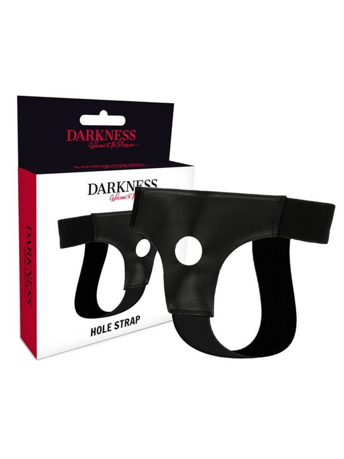 Darkness - Harness with Hole One Size