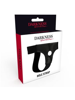 Darkness - Harness with Hole One Size