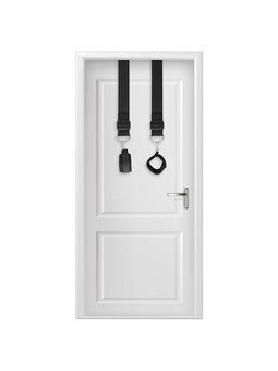 Darkness Handcuffs & Straps - Costrittivo per Porta con Polsiere in Neoprene
