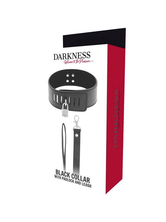 Darkness - Bdsm Collar with Black Lock