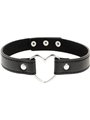 Coquette Chic Desire - Vegan Leather Necklace Woman Heart Accessory