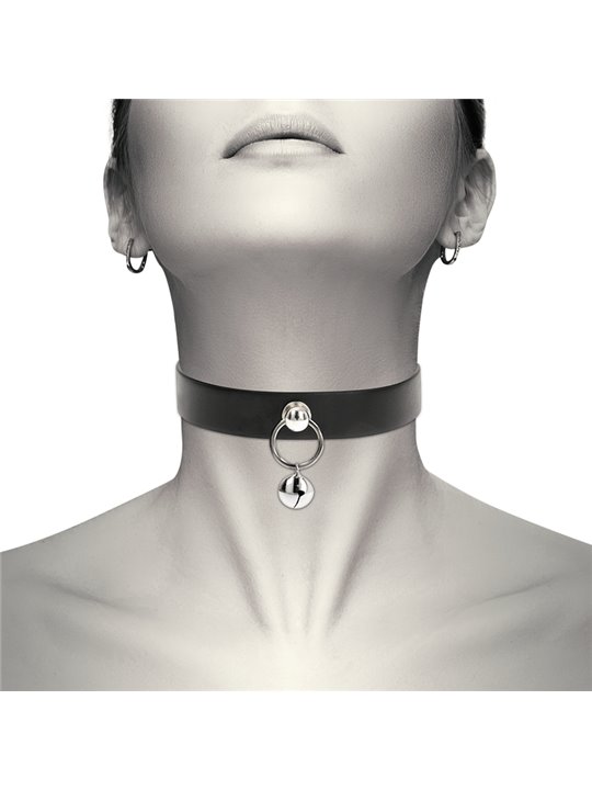 Coquette Chic Desire - Vegan Leather Necklace Woman Accessory Rattle/Hoop