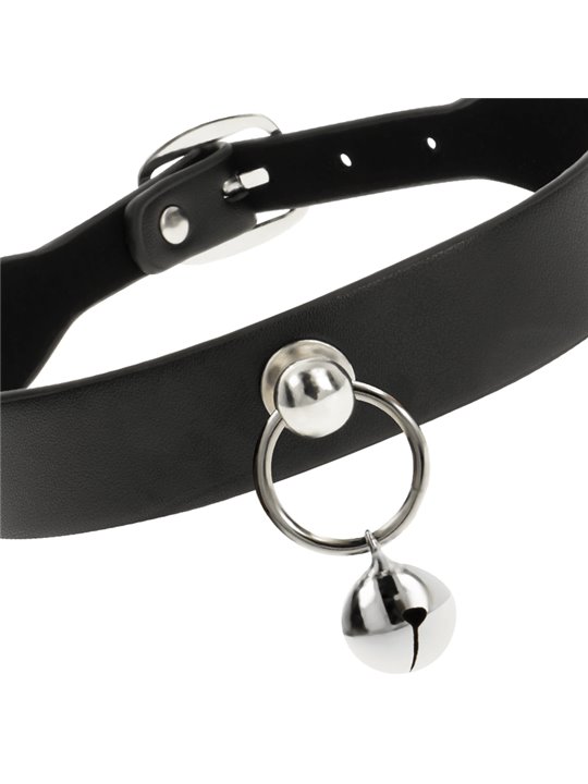 Coquette Chic Desire - Vegan Leather Necklace Woman Accessory Rattle/Hoop