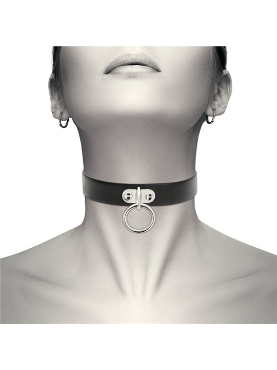 Coquette Chic Desire - Vegan Leather Necklace Woman Fetish Accessory