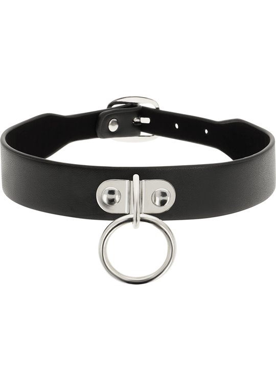 Coquette Chic Desire - Vegan Leather Necklace Woman Fetish Accessory