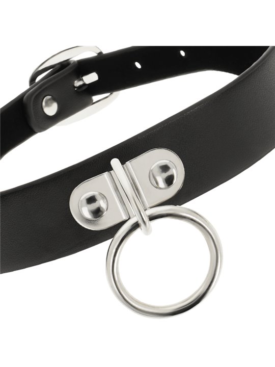 Coquette Chic Desire - Vegan Leather Necklace Woman Fetish Accessory