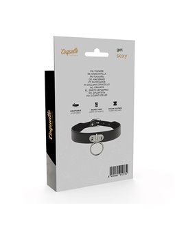 Coquette Chic Desire - Vegan Leather Necklace Woman Fetish Accessory