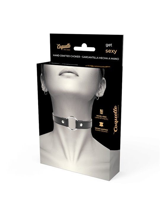 Coquette Chic Desire - Vegan Leather Necklace Woman Accessory