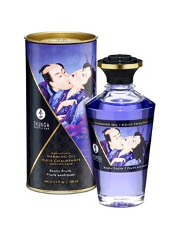 Shunga - Heat Effect Massage Oil Exotic Fruits Flavor 100 ML