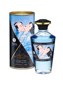 Shunga - Coconut Flavor Heat Effect Massage Oil 100 ML