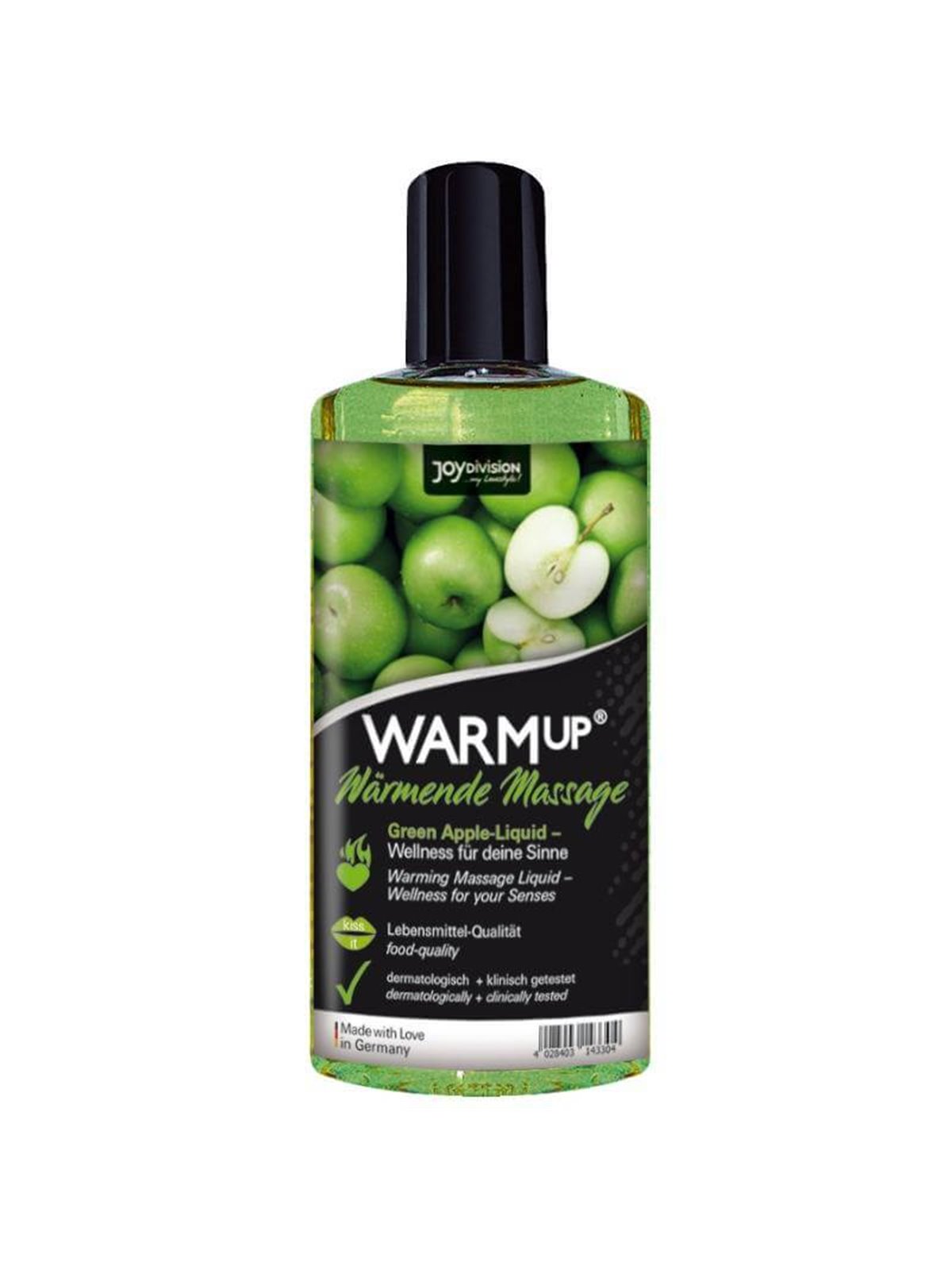 Joydivision Warmup - GReen Apple Massage Oil - 150 ML