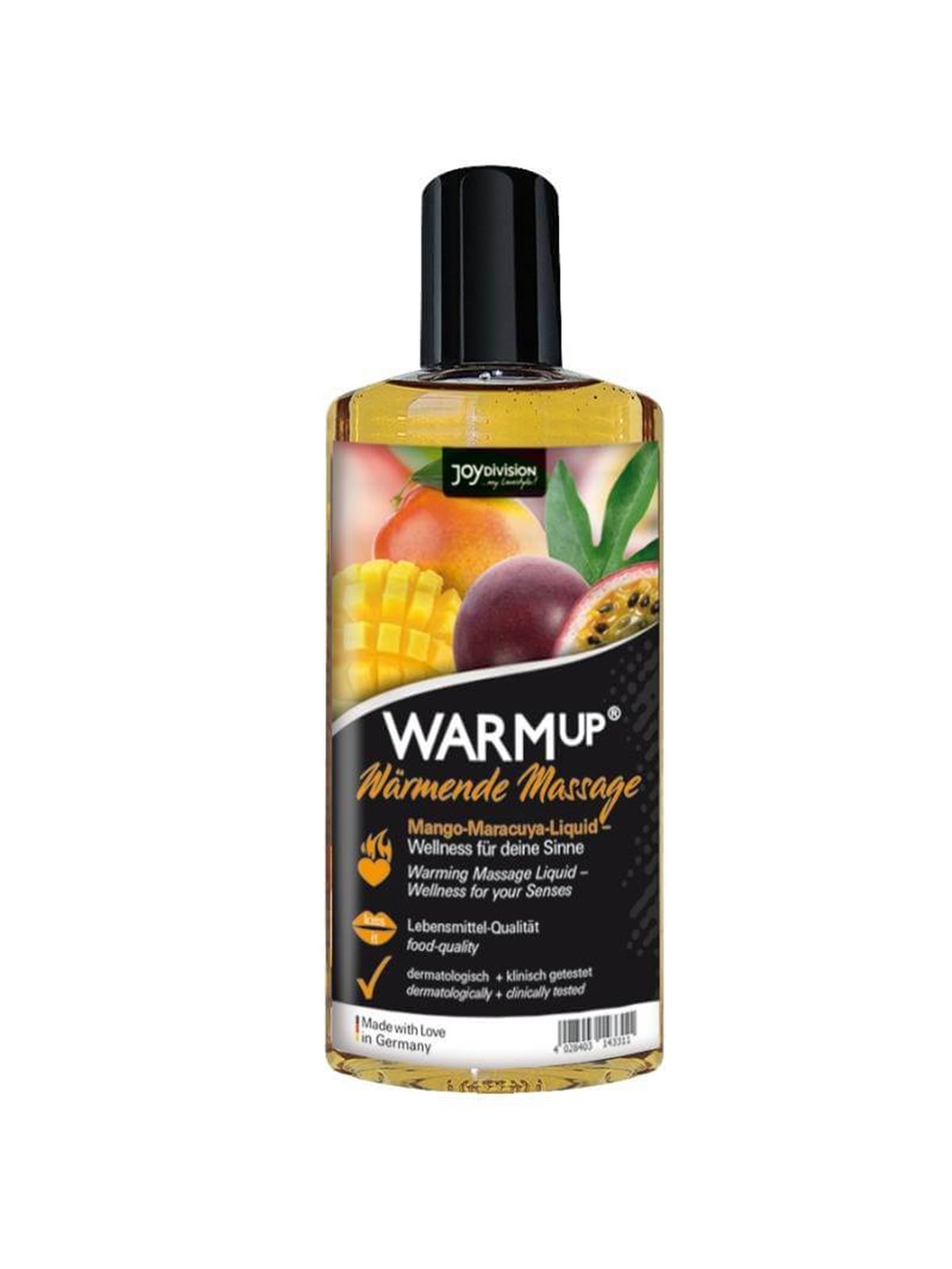 Joydivision Aquaglide - Warmup Mango and Maracuya Massage Oil 150 ML