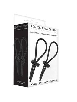 Electrastim  Rubber Adj. Cock And Scrotal Loops