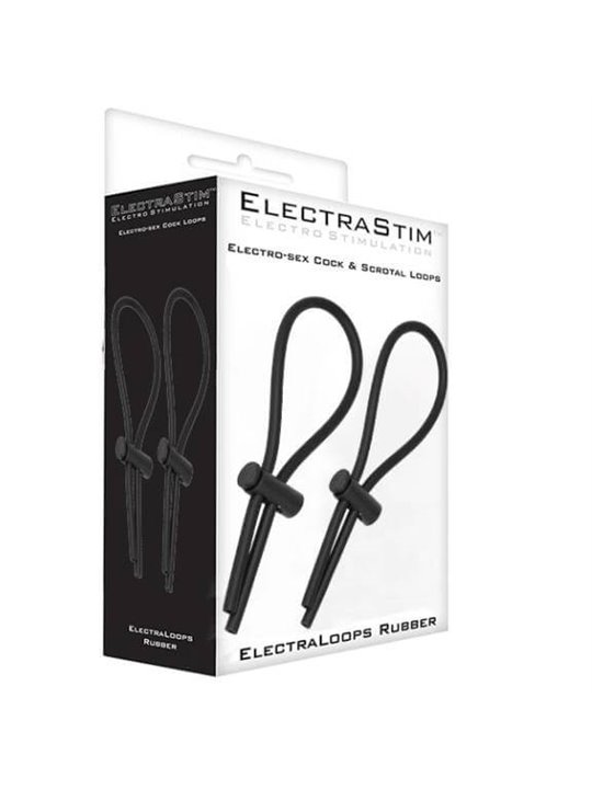 Electrastim  Rubber Adj. Cock And Scrotal Loops