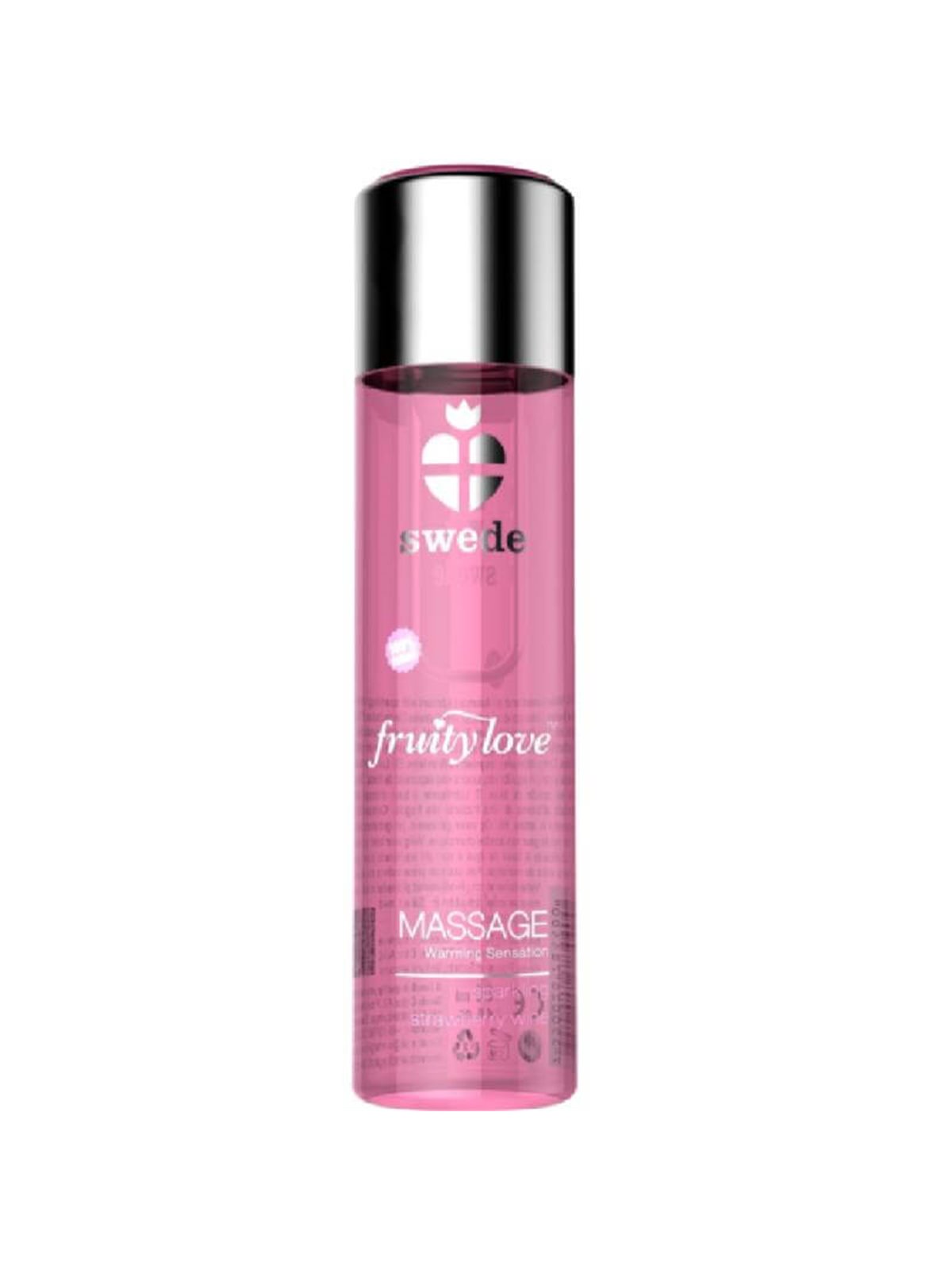 Swede - Fruity Love Warming Effect Massage Oil Sparkling Strawberry Wine 120 ML