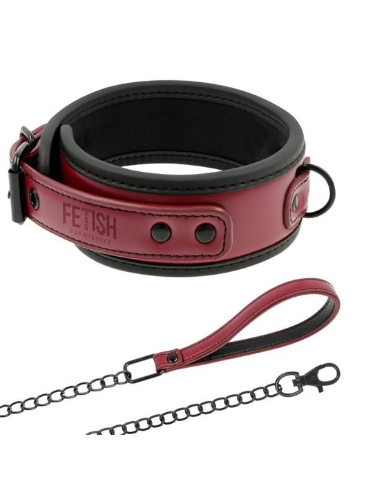Fetish Submissive Dark Room - Neoprene Lining Chain Necklace