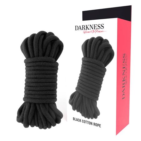 Darkness Black Cotton Rope - Corda in Cotone per Bondage 20 Metri Nera