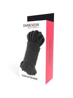 Darkness Black Cotton Rope - Corda in Cotone per Bondage 20 Metri Nera