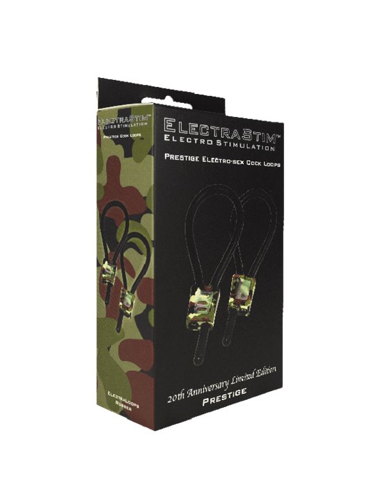 Electrastim Prestige Electraloops Adjustable Cock Rings - Camouflage