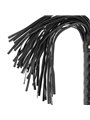 Begme Black Edition - Frusta in Pelle Vegana con Dettagli Dorati