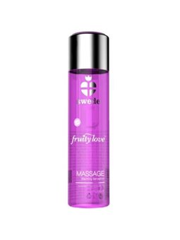 Swede - Fruity Love Warming Effect Massage Oil Pink Raspberry And Rhubarb 60 ML