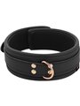 Coquette Chic Desire - Fantasy Vegan Leather Necklace with Strap and Neoprene Lining