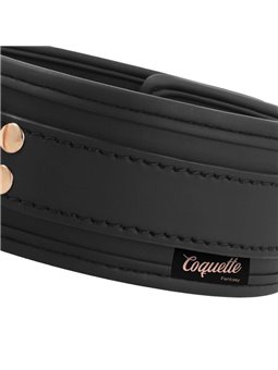 Coquette Chic Desire - Fantasy Vegan Leather Necklace with Strap and Neoprene Lining