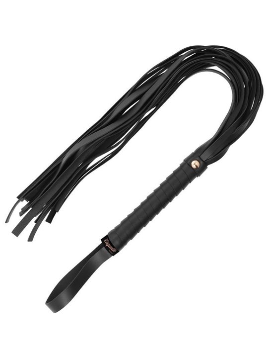 Coquette Chic Desire - Frusta in Pelle Vegana Nera 28 CM