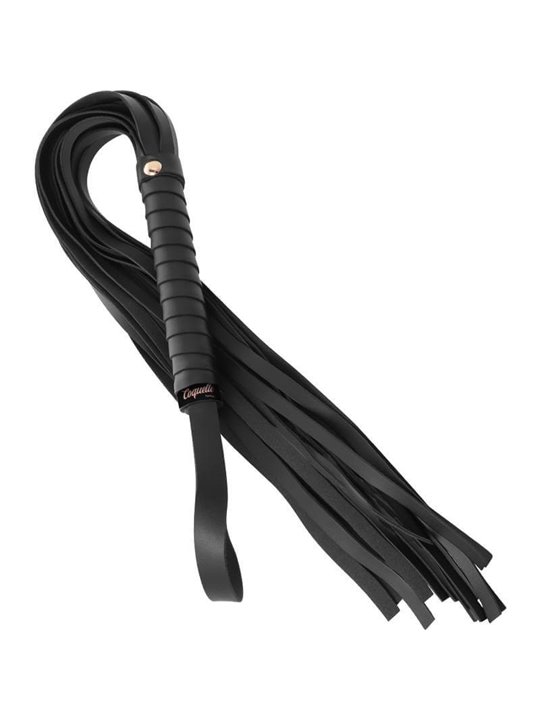 Coquette Chic Desire - Frusta in Pelle Vegana Nera 28 CM