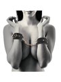 Coquette Chic Desire - Manette in Pelle Vegana con Fodera in Neoprene