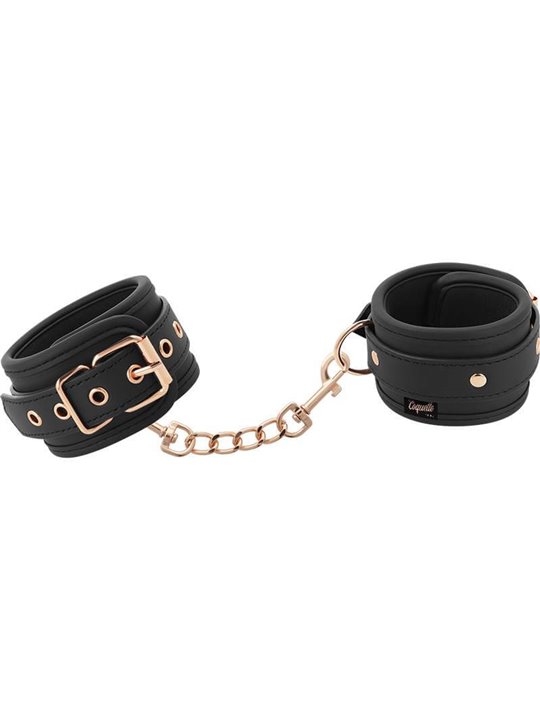 Coquette Chic Desire - Manette in Pelle Vegana con Fodera in Neoprene