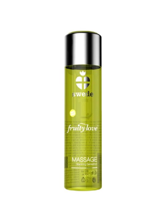 Swede - Fruity Love Warming Effect Massage Oil Vanilla and Gold Pear 120 ML