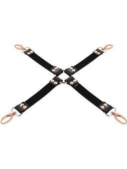 Coquette Chic Desire - Costrittivo in Pelle Vegana con Dettagli Dorati