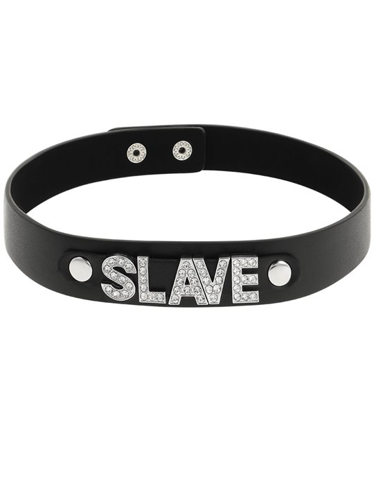 Coquette Chic Desire - Slave Vegan Leather Choker