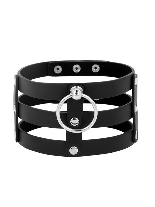 Coquette Chic Desire - Fetish Style Vegan Leather Choker